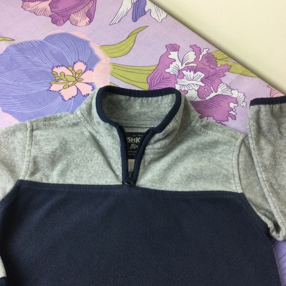 EUC OshKosh Fleece 1/4 Zip Up Sweatshirt Toddler